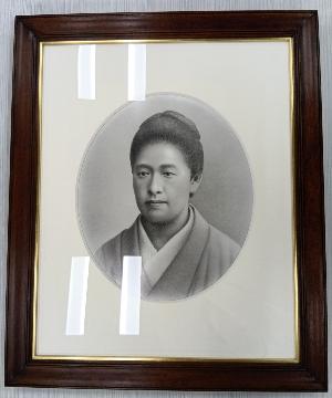 津田梅子コンテ画