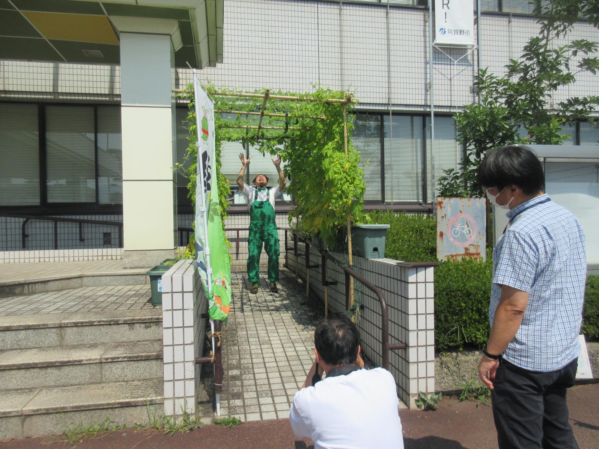 令和5年7月25日取材の様子