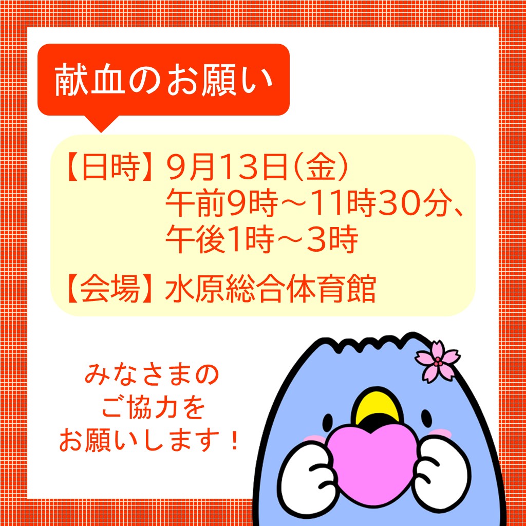 令和6年9月13日献血実施画像