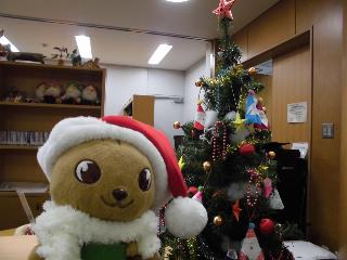 図書館のクリスマスツリー