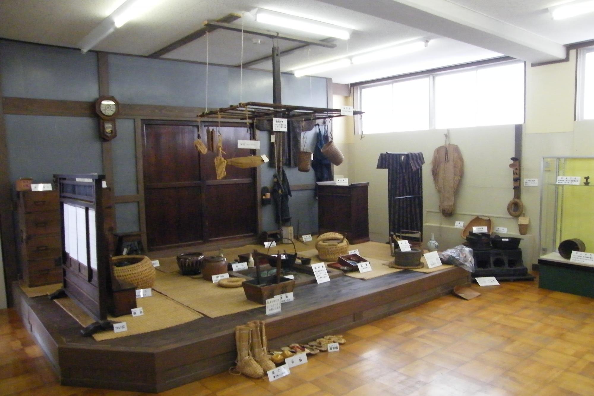 阿賀野市歴史民俗資料館の展示