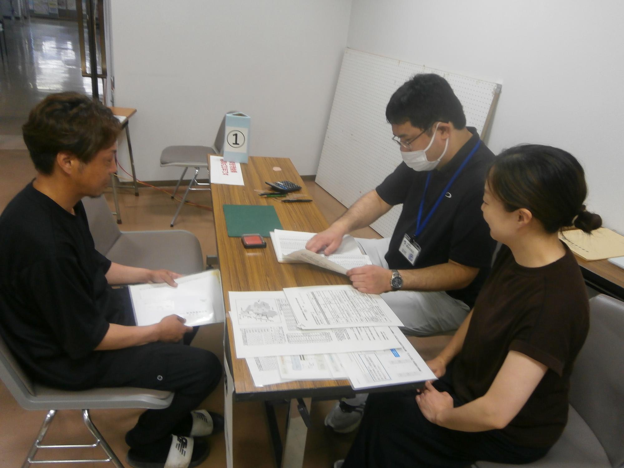 相談会の様子