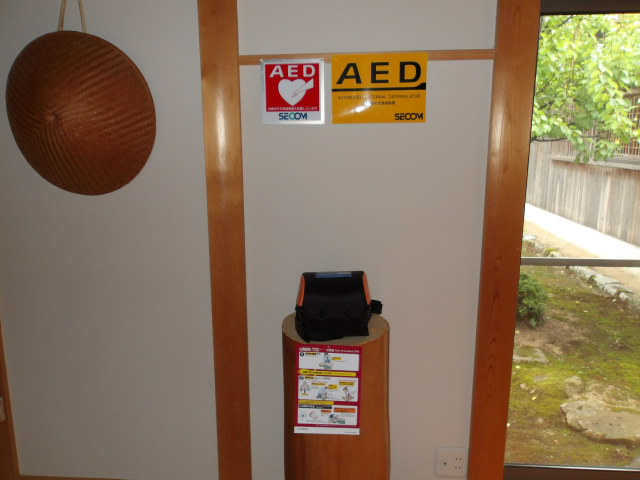 玄関脇設置場所