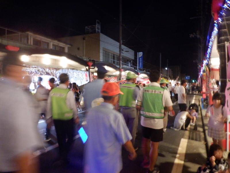 8月22日　水原まつり露店巡回パトロール